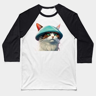 cat Baseball T-Shirt